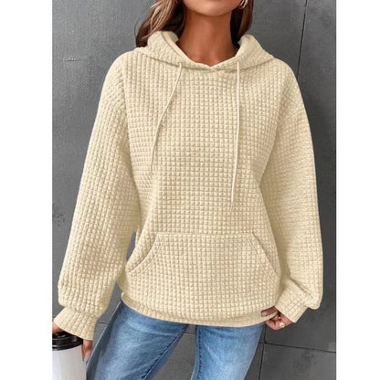 Cheky - Women's Loose Casual Solid Color Long-sleeved Sweater