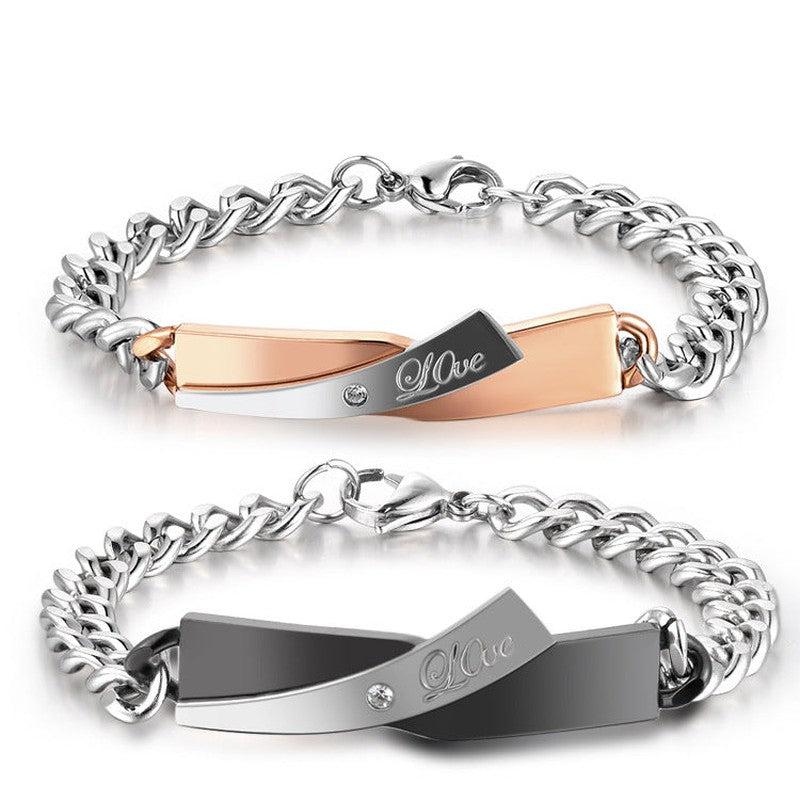 Cheky - Couple Cross-design Bracelet