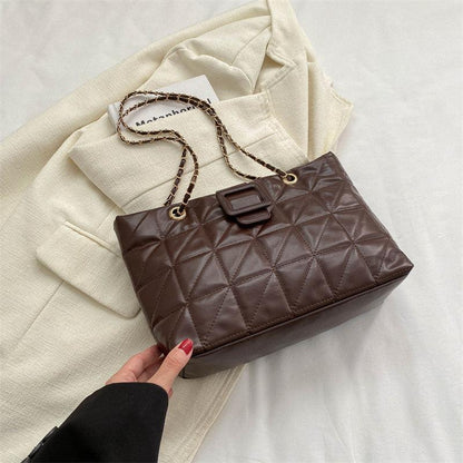 Cheky - Women Shoulder Bags New Trendy Chic Chanel-style Rhombus Chain Bag