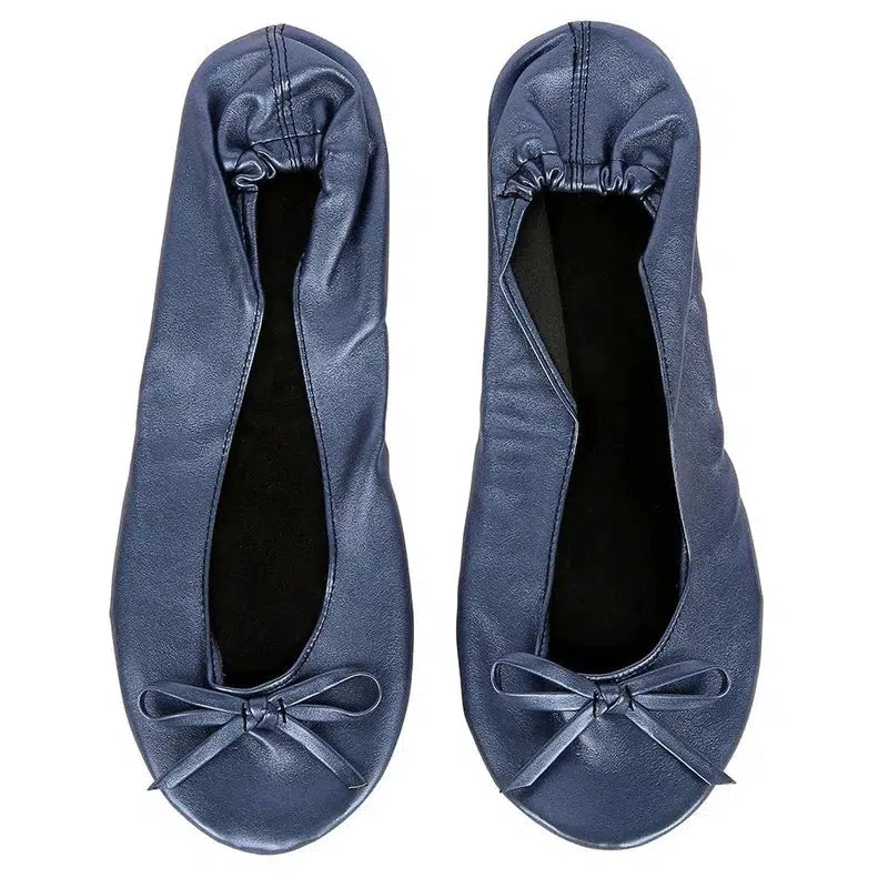 Cheky - Women Shoes Flats Portable Fold Up Ballerina