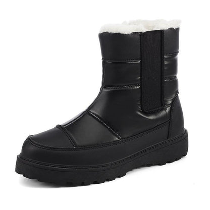 Cheky - Snow Boots Women's Short Warm Velvet Padded Thickened