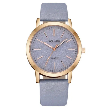 Cheky - Women's Watches Brand Luxury Fashion Ladies Watch Leather Watch Women Female Quartz Wristwatches Montre Femme reloj mujer