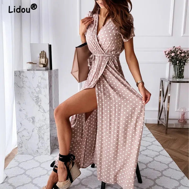 Cheky - Summer Sexy Polka Dot Casual Dresses