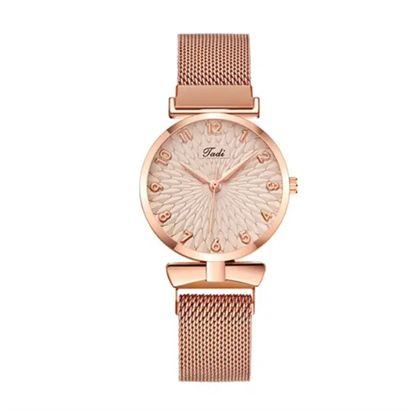 Cheky - New stock!! Women Watches Pentagram Bracelet Female Magnetic Mesh Band Woman Watch Bracelet lazy watch Montre Femme Reloj Mujer