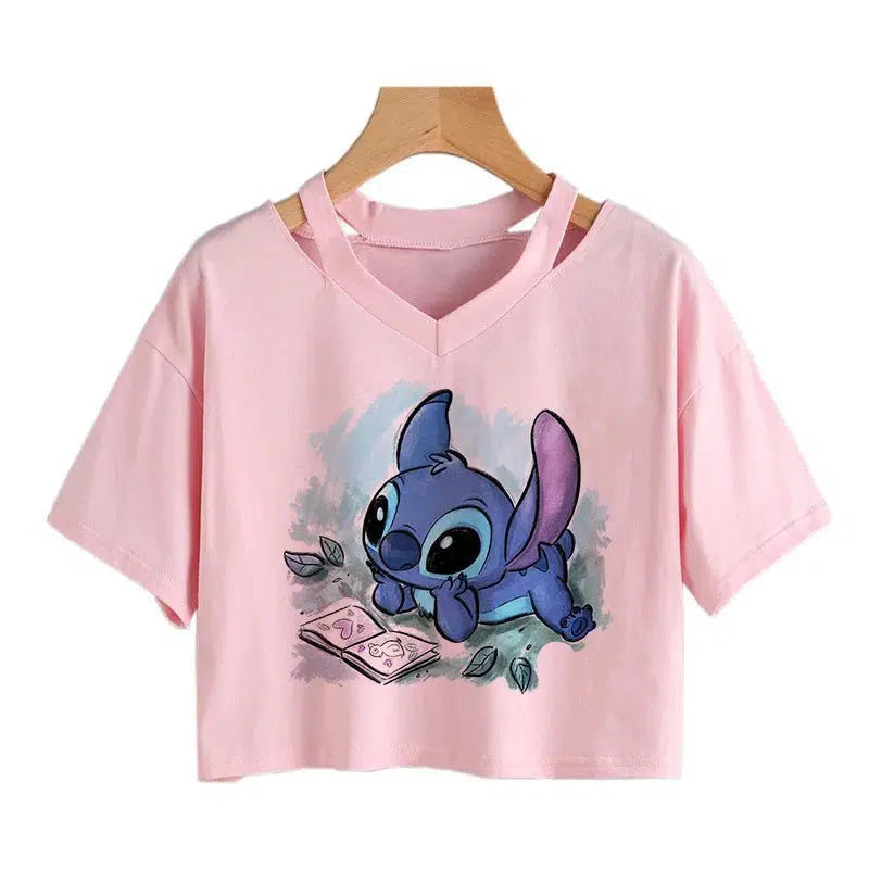 Cheky - Stitch Manga Crop Top