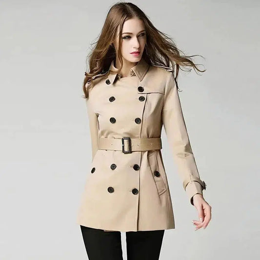 Cheky - Double-breasted trench coat