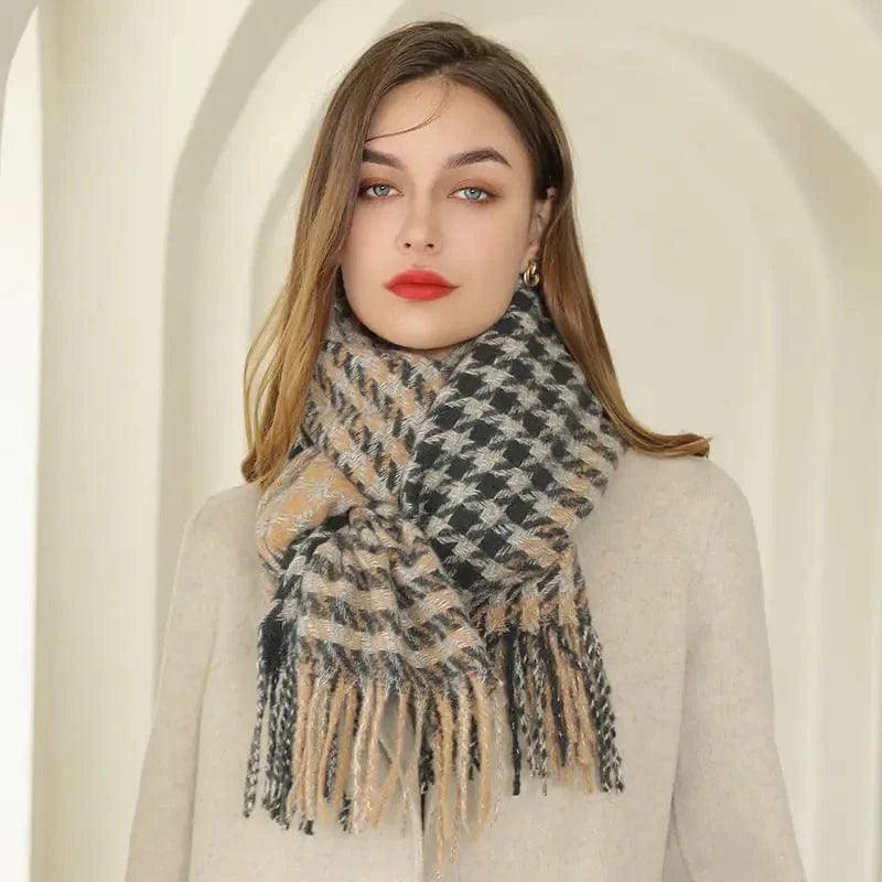 Cheky - New Style Cashmere Scarf With Thickened Shawl