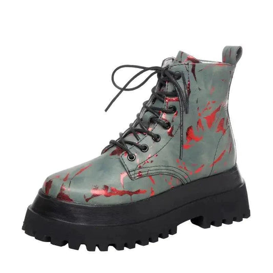 Cheky - Printed high-top shoes women