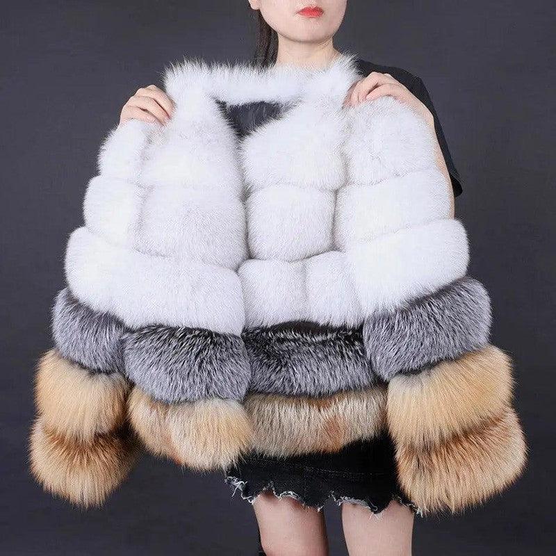 Cheky - Women's Fashionable New Fur Warm Coat