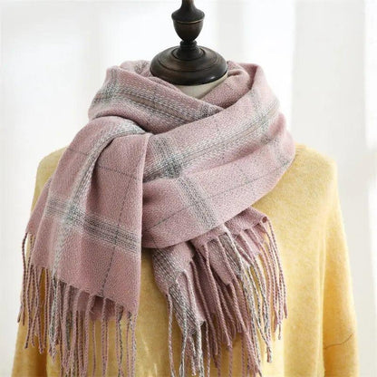 Cheky - Women's Sweet Tassel Shawl Warm Cashmere Scarf